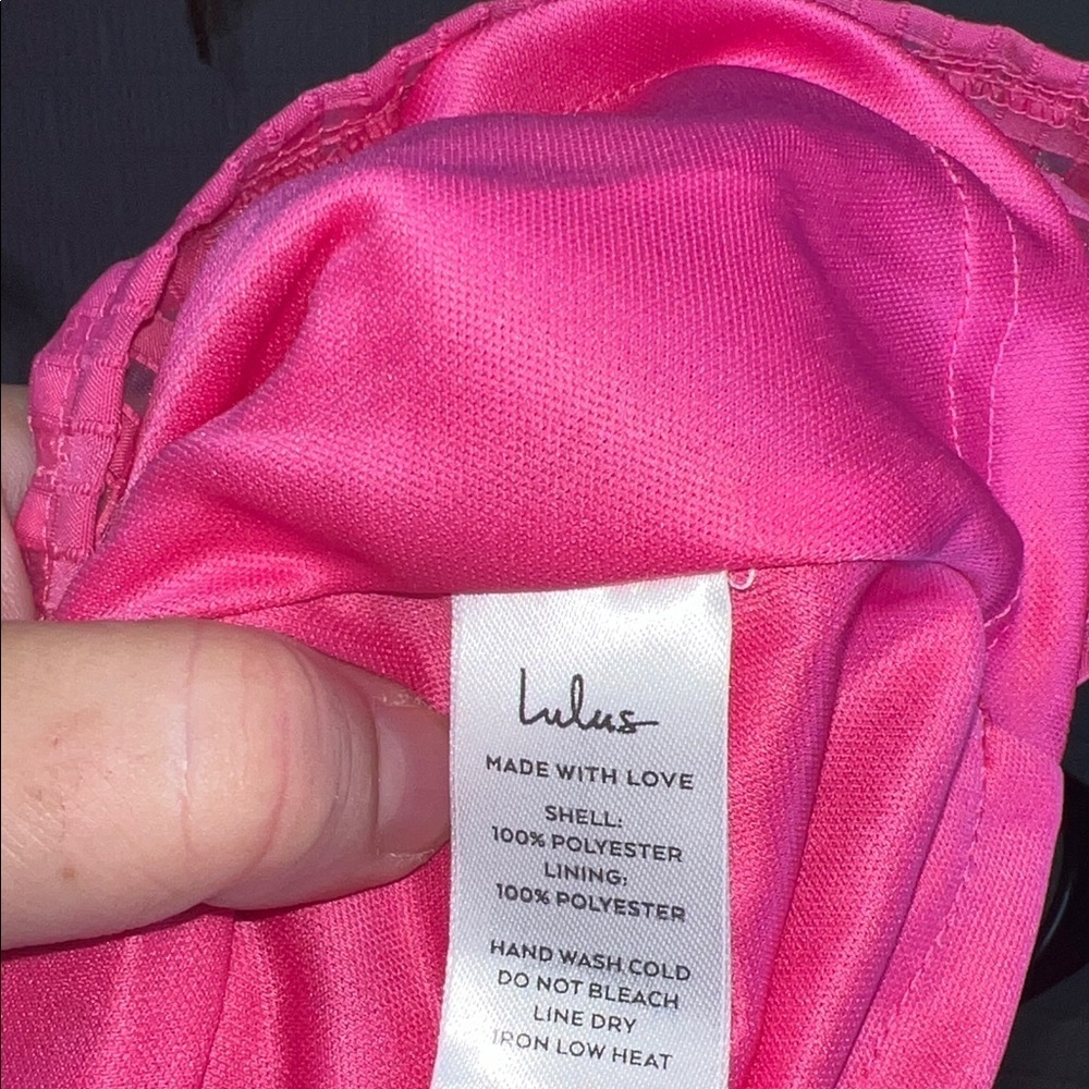 Lulus Pink Sleeveless Mini Dress New With Tags - Picture 4 of 4